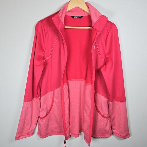 The North Face Women's 100 Confer Pink Full Zip Up Jacket Athleisure Outdoor XL - Picture 14 of 16